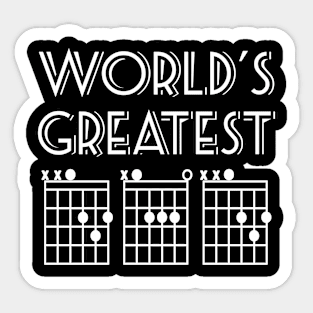 worlds greatest dad Sticker
